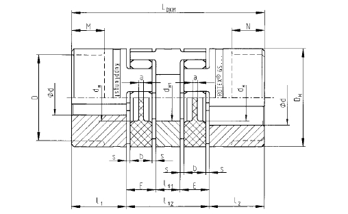 KTR ROTEX-GS DKM型聯軸器
